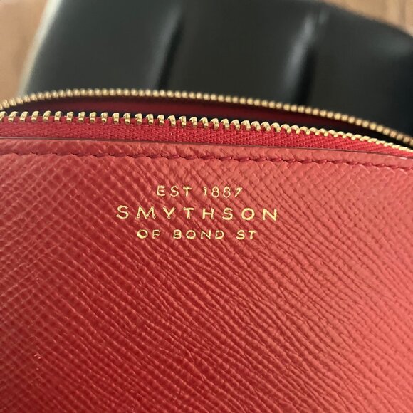 Smythson Panama Leather Cosmetic Case - Picture 8 of 8